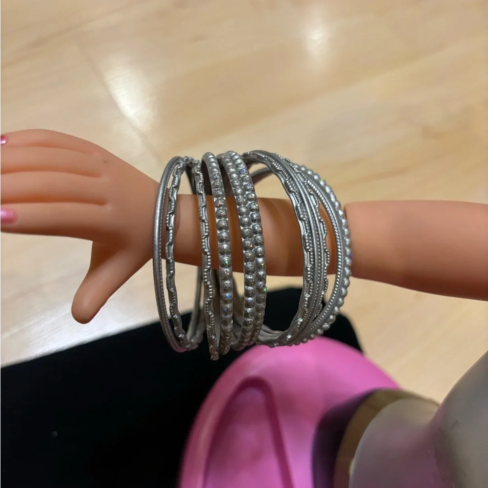 Colorful Bangles Set made by Local Artisans.Assorted colors FOR 7/8/9/10yr girls